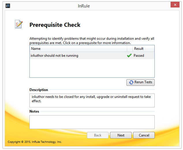 Prerequisite Check